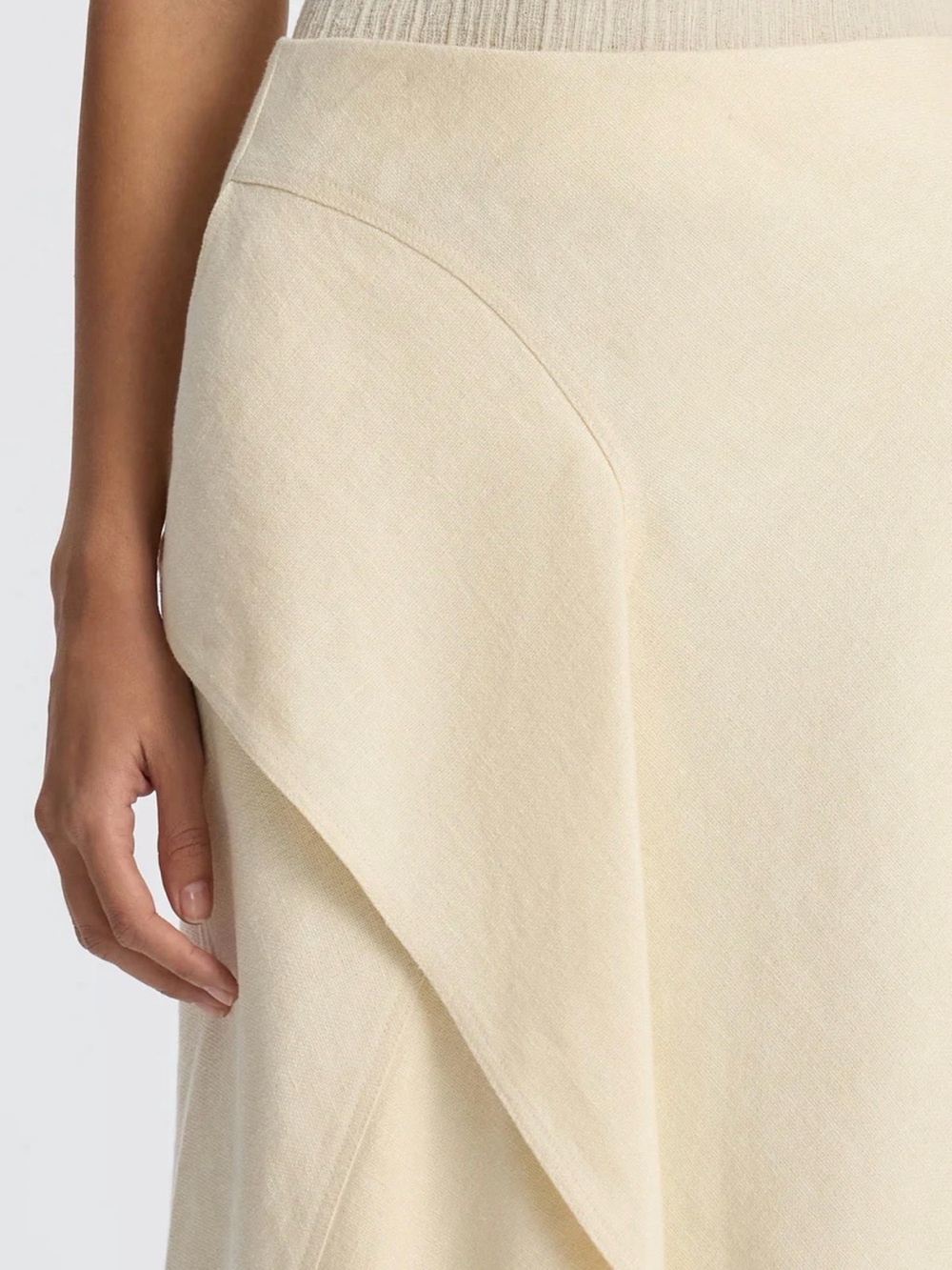 A.L.C. Lia Linen Midi Skirt - Picture 5 of 8